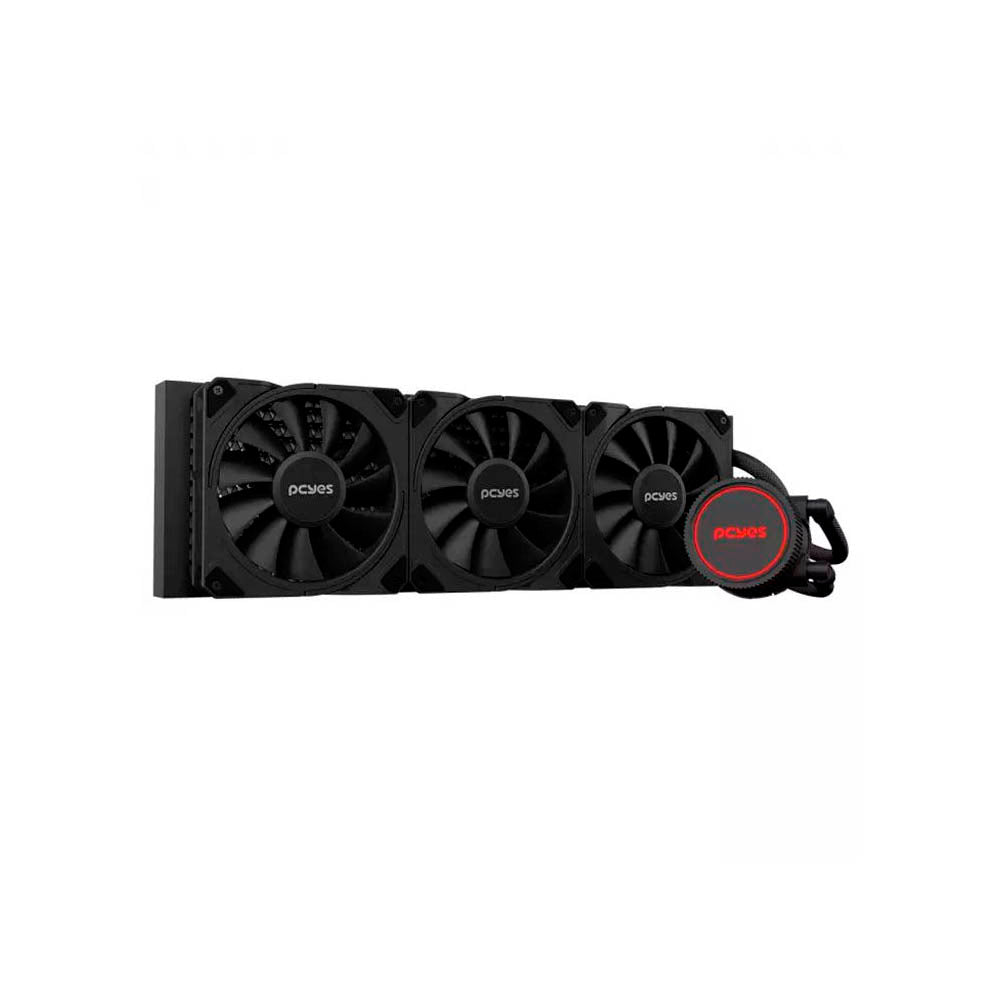 Water Cooler PCYes Sangue Frio 3 Triple Fan 360mm TDP 350W (Intel/AMD) Preto - WCSF3360BR Truedata