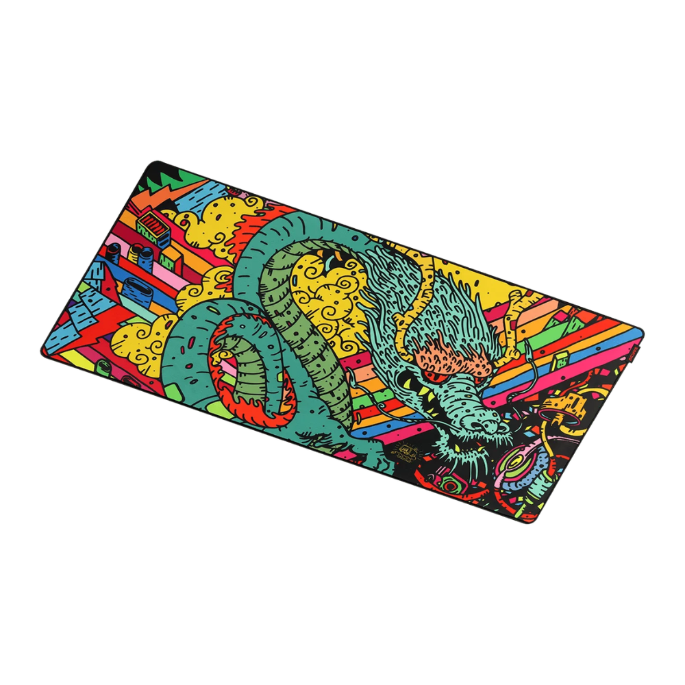 Mousepad Gamer PCYes Dragon Extended Estilo Speed 900X420MM - PMD90X42