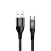 Cabo de Dados USB P/ USB Tipo C 1,0m GShield Raptor Preto - GS-9022