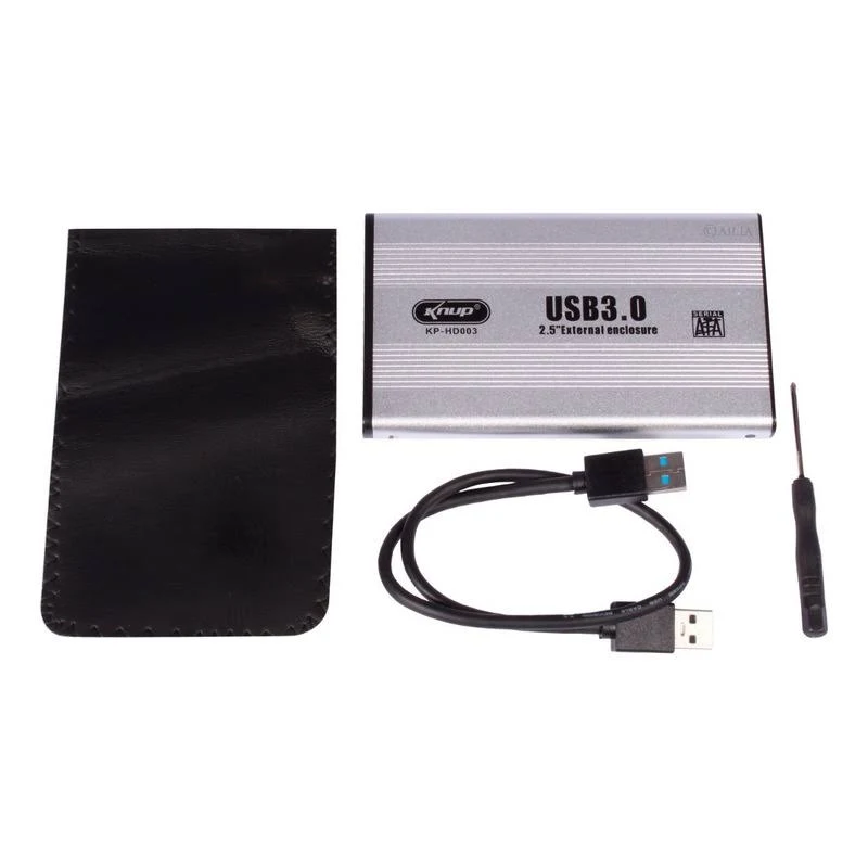 Case Para Hd 2.5 Pols Alumínio Usb 3.0 Knup Kp-Hd003