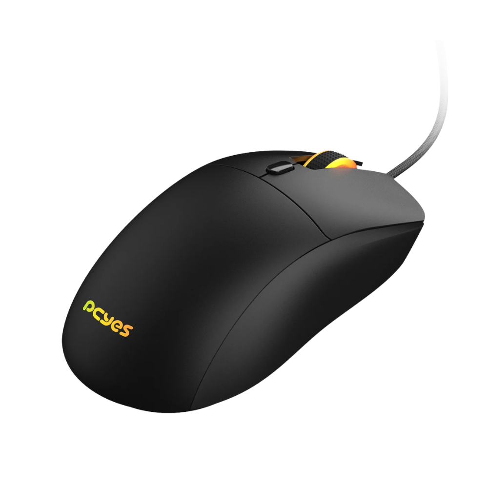 Mouse Gamer PCYes Basaran Black Vulcan 6 Botoes 12400dpi RGB Preto - PMGBRBV