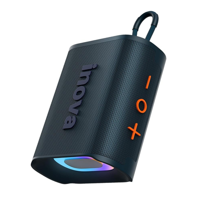 Caixa de Som Portátil Bluetooth Inova Go 4 Pro Bluetoth, RGB, Rádio FM, Azul - RAD12416