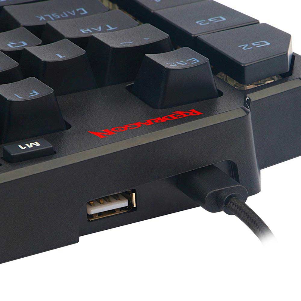 Mini Teclado Gamer Mecanico Redragon Ida Diti RGB Preto - K585RGB