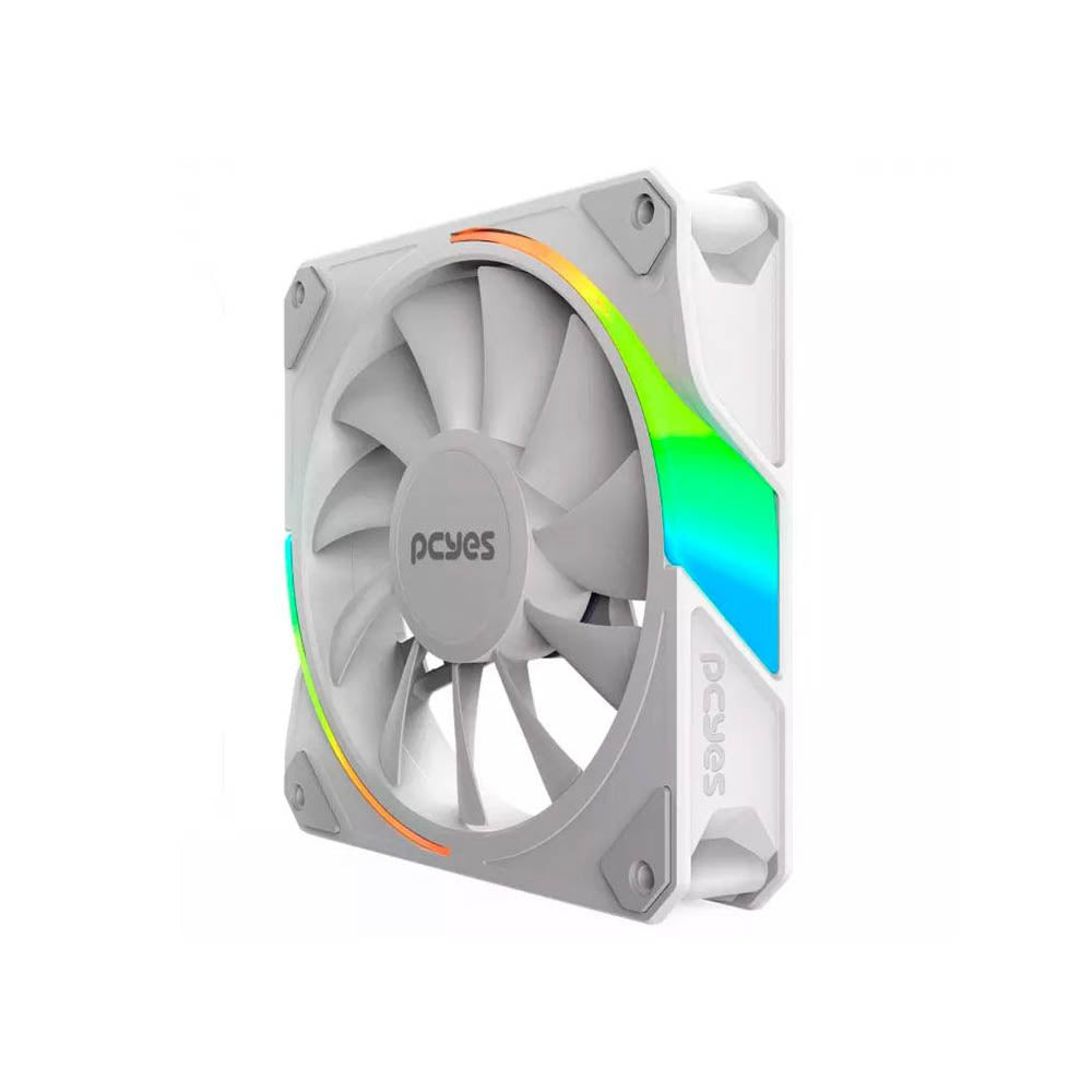 Kit 3x Cooler Fan Para Gabinete PCYes Sangue Frio 3 ARGB 120mm + Controladora - K3ARGBSF3WGBR