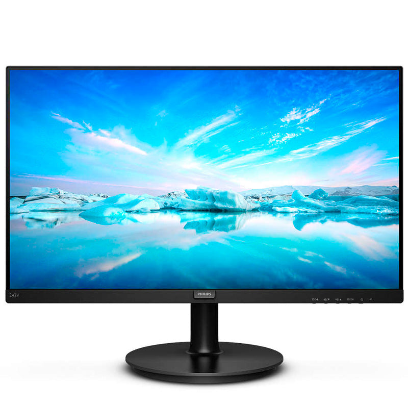 Monitor Led 23.8 Pols Philips Hdmi/Vga/DisplayPort IPS C/ Bordas Ultrafinas Som Integrado - 242V8A Truedata