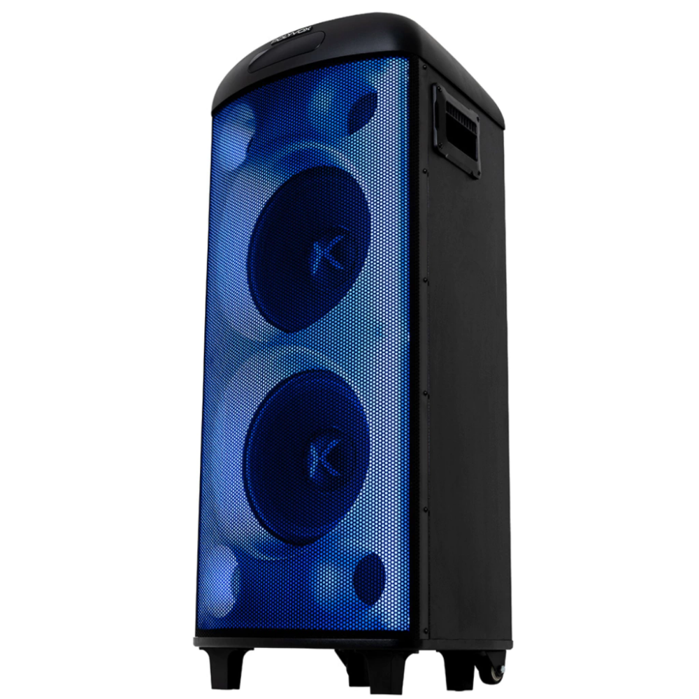 Caixa De Som Bluetooth Polyvox Torre Amplificada 2000W Full Led TWS - XT-990T