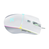 Mouse Gamer Usb Fortrek Crusader Rgb 12800 Dpi Branco