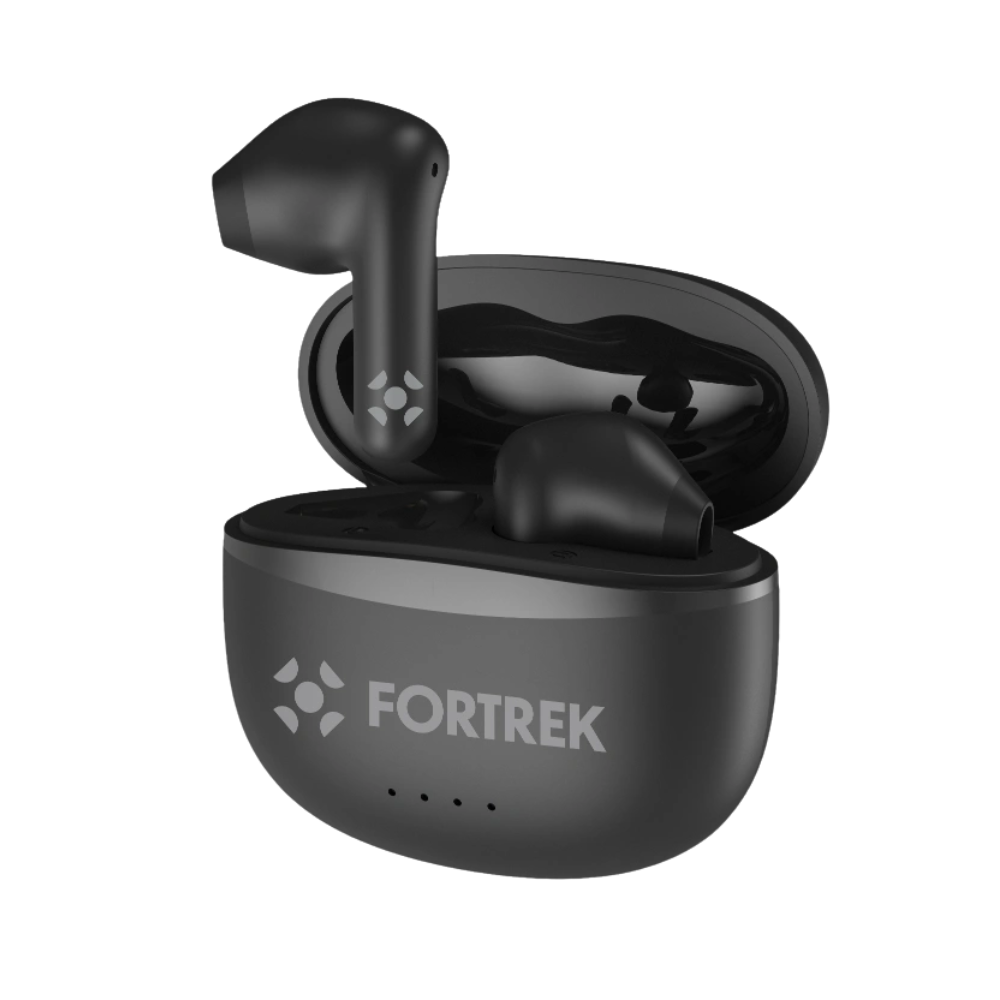 Fone De Ouvido Bluetooth Fortrek TWS Intra Auricular HWS2 6.0 Preto - 86944