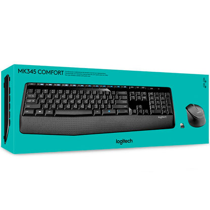 Kit Teclado E Mouse Sem Fio Logitech Mk345 - 920-007821