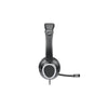 Headset Multilaser HF600 40mm Preto P3 C/ Adaptador USB - PH427