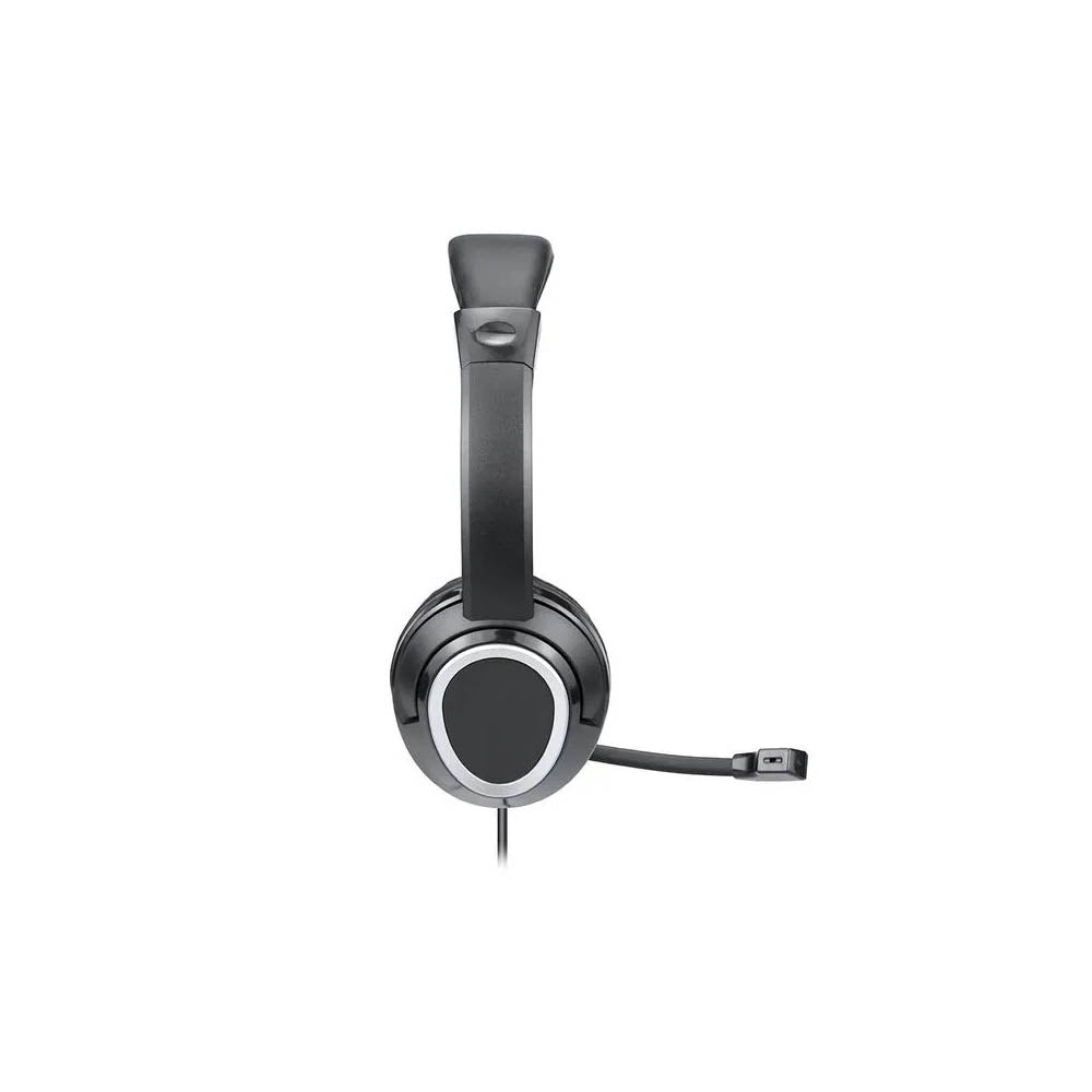 Headset Multilaser HF600 40mm Preto P3 C/ Adaptador USB - PH427