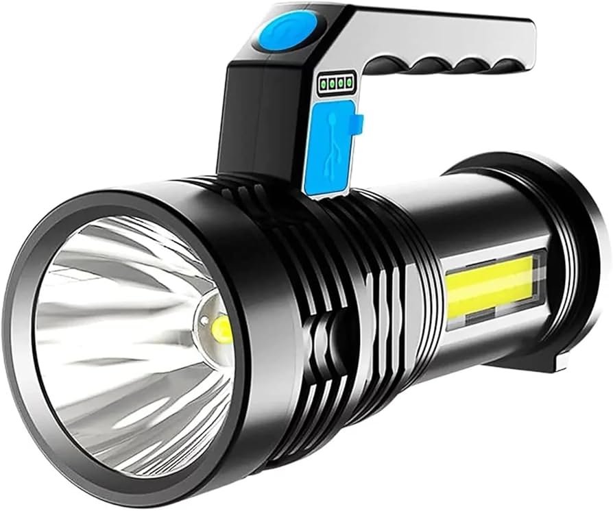 Lanterna Led Recarregável 300 Lumens Resistente a Agua Luatek - LT-8933