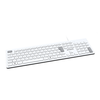 Teclado Usb 2 Metros PCYes Soft Branco / Cinza - PCOSF2W