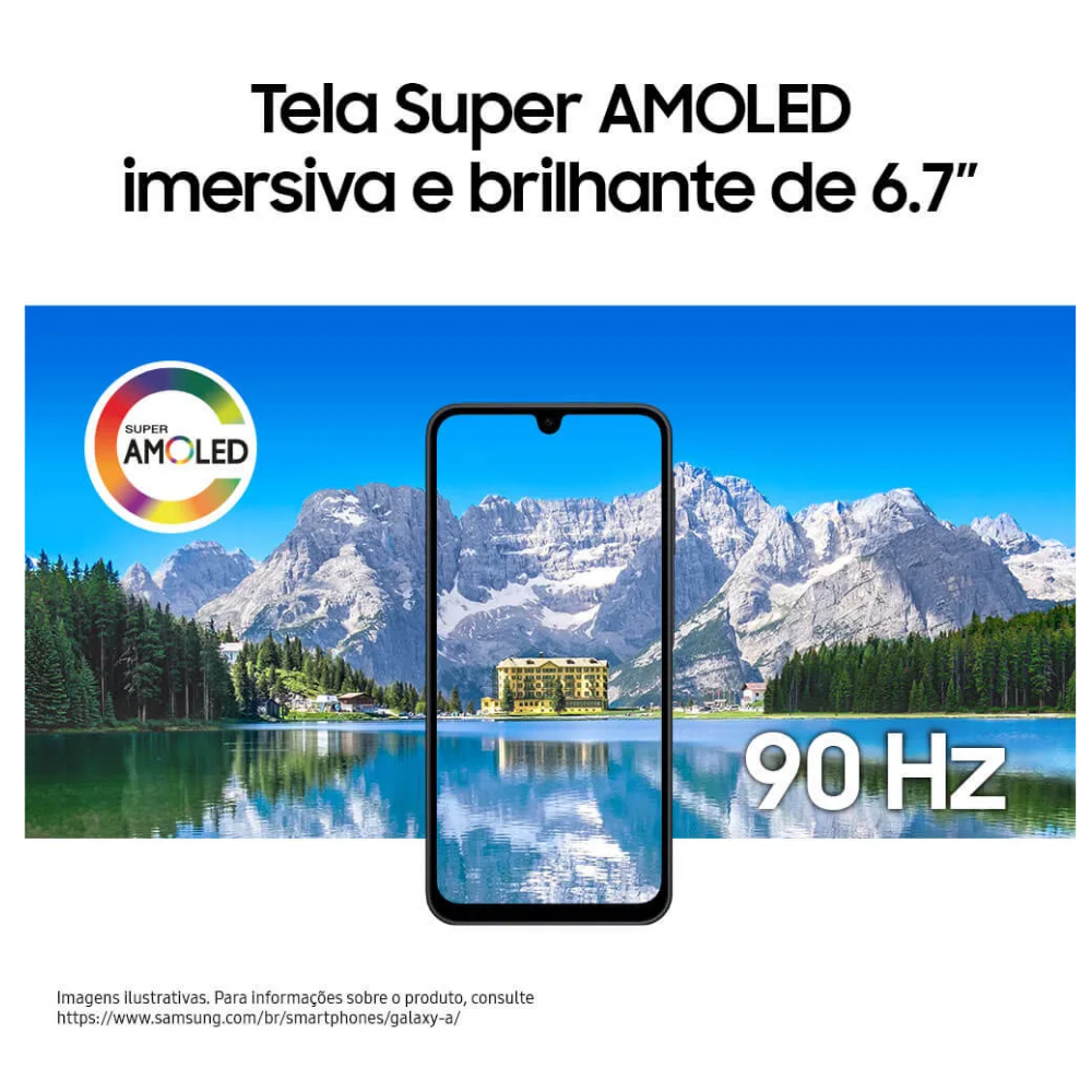 Smartphone Samsung Galaxy A17 4G 128Gb 8Gb Tela 6.7" Preto - SM-A175F/DS
