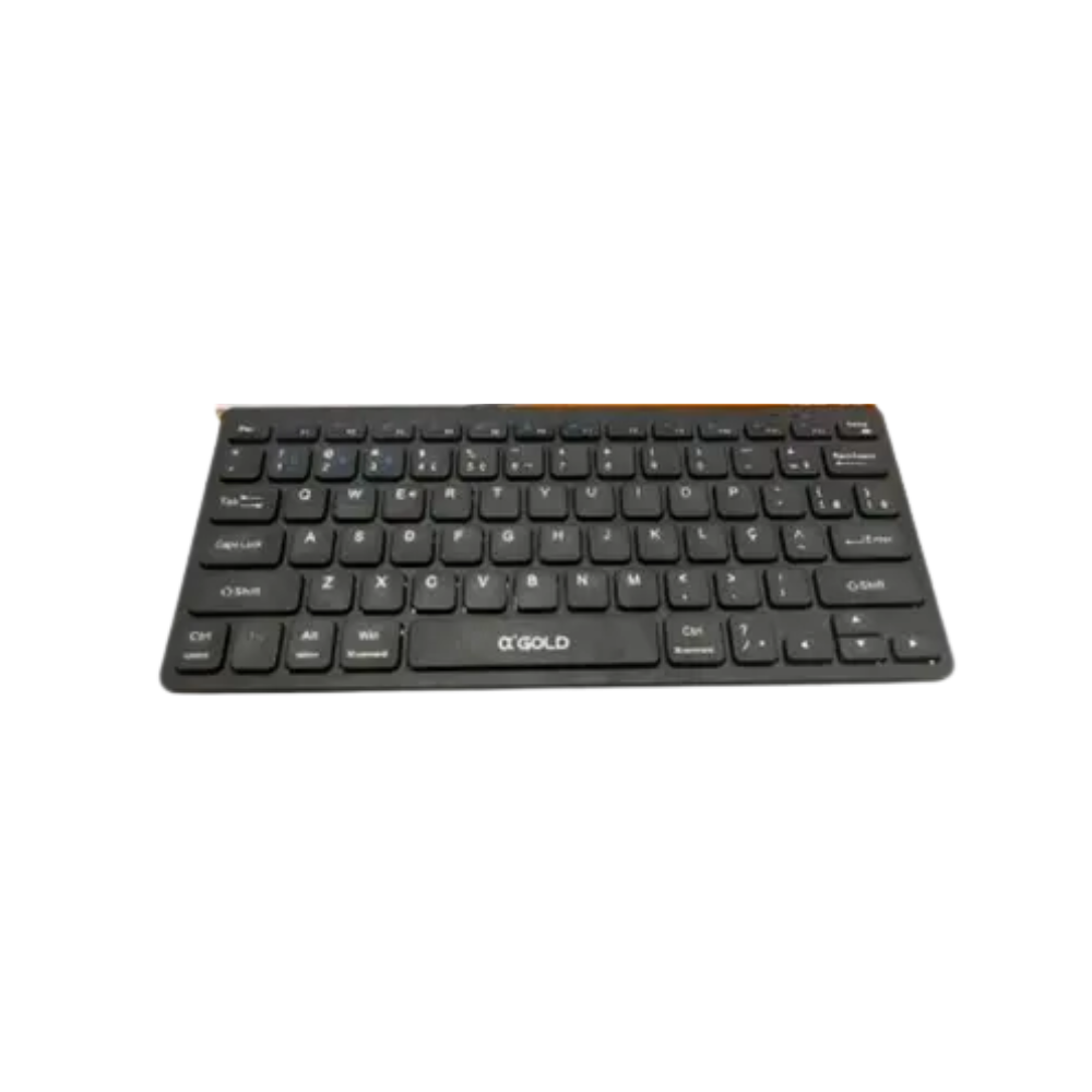 Teclado Sem Fio aGold Conexão BT Preto - TCD-05