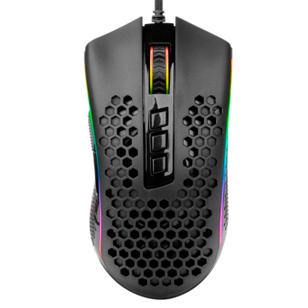 Mouse Gamer Redragon Storm Elite 8 Botões 16000dpi Preto RGB - M988-RGB