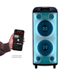 Caixa De Som Bluetooth Polyvox Torre Amplificada 2000W Full Led TWS - XT-990T