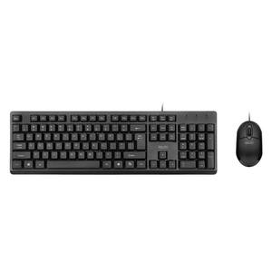 Kit Teclado E Mouse Com Fio Multi CF600 USB Preto - TC609