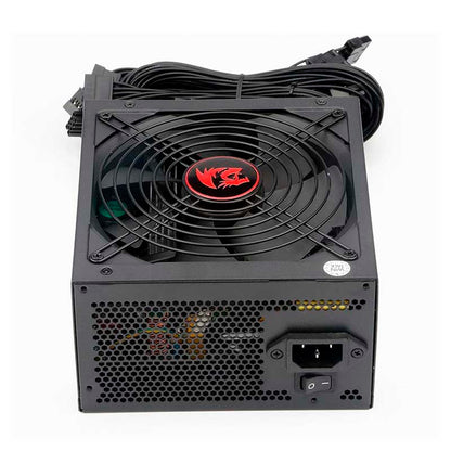 Fonte Real Atx Gamer 500w Redragon 80 Plus Bronze Pfc Ativo S/ Cabo Biv - GC-PS001-1