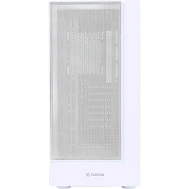 Gabinete Gamer Fortrek Cruiser Mid Tower C/ Fan Rgb e Lateral em Acrilico Branco - 80257