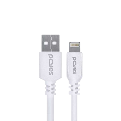 Cabo Usb Para Lightning (Iphone) 1mt PCYes Branco - PUALB-01