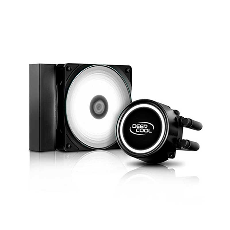 Water Cooler Single Fan Deepcool Gammaxx L120T Led Branco (Intel/AMD) - DP-H12RF-GL120TWH