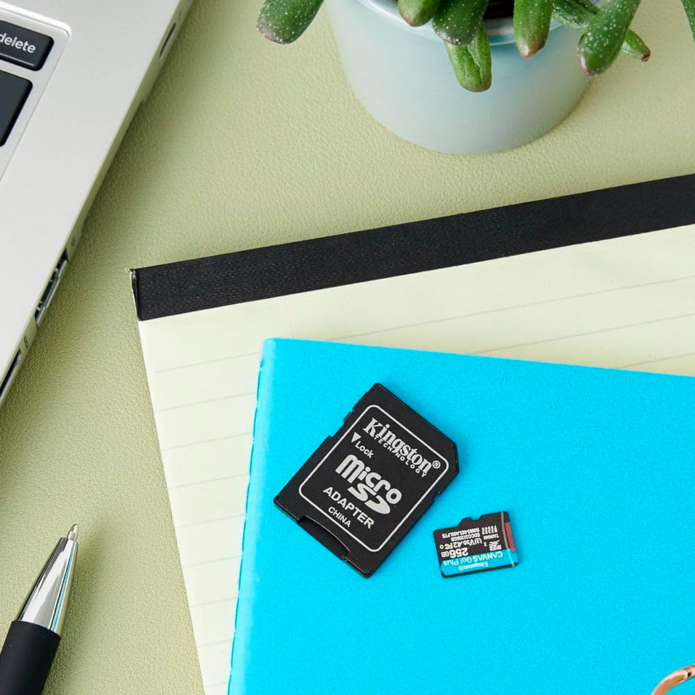 Cartão De Memória 256gb Micro Sd Card Kingston SD XC 4K - SDCG3/256GB