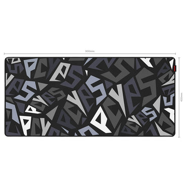 Mousepad Gamer PCYes Signature Extended Black Vulcan 900X420mm - PMS90X42BV