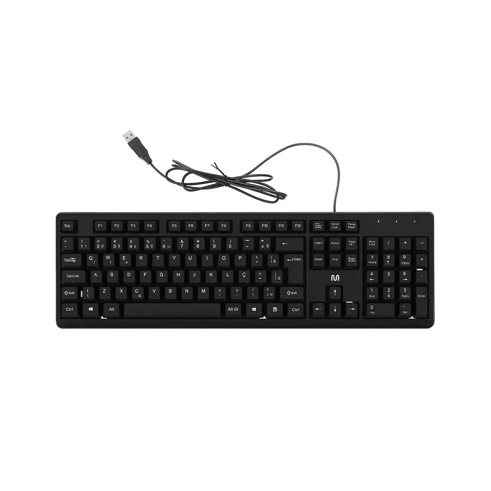 Teclado Usb Multi TF600 Abnt Preto - TC600