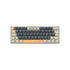 Teclado Gamer Mecânico Redragon Lakshmi Sunset Led Branco Switch Marrom - K606-OG BK GY (PT-BR)