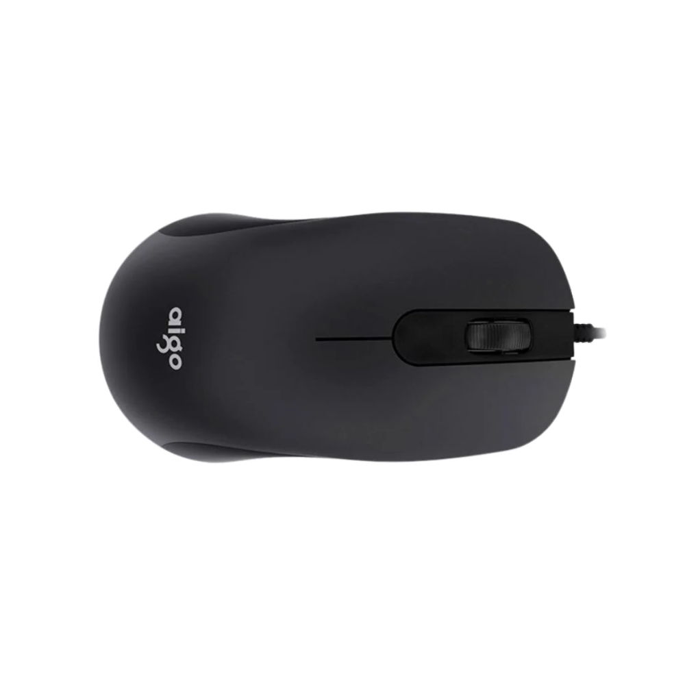 Mouse Aigo Óptico USB Q21 3D Preto - Q21