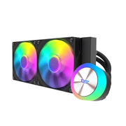 Water Cooler Dual Fan Darkflash Black ARGB 240mm (Intel/AMD) Preto - DG240