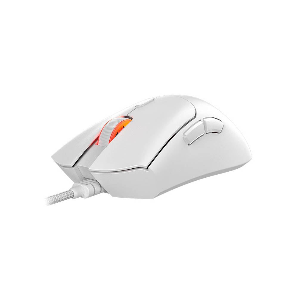Mouse Gamer PCYes Hydrus White Ghost 6 Botões 12400dpi RGB Branco - PMGHWG