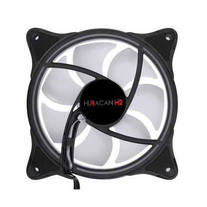 Cooler Fan para Gabinete PCYes Huracan H2 Led RGB 120mm 06 Pinos - PH2RGB120