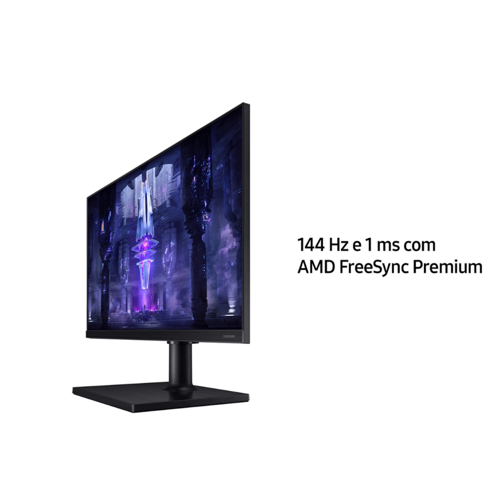 Monitor Gamer Led 24 Pols Samsung Odyssey G30 Full Hd 1920 x 1080 144Hz Hdmi/Displayport 1ms - LS24BG300ELMZD