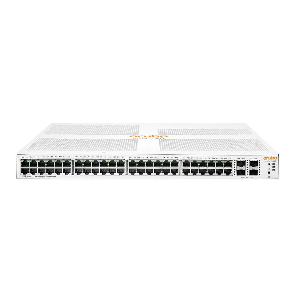 Switch 48 Portas HPE Aruba 1930 Gigabit 10/100/1000 + 4 Portas SFP+ Instant Gerenciavel - JL685A