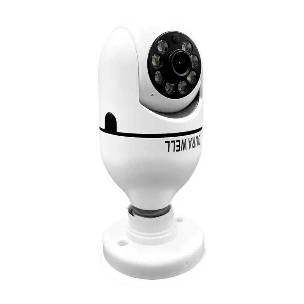 Câmera De Vigilância Ip Durawell Lampada HD Wi-fi Branca - 8177QJ