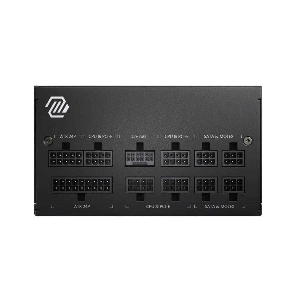 Fonte Real Modular Atx 850W MSI Mag A850GL 80 Plus Gold Preta - 306-7ZP8A39-CE0
