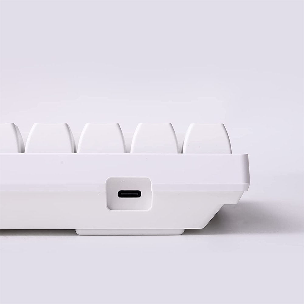 Teclado Gamer Mecanico Akko Asa 3068V2 Switch Jelly Pink RGB Branco
