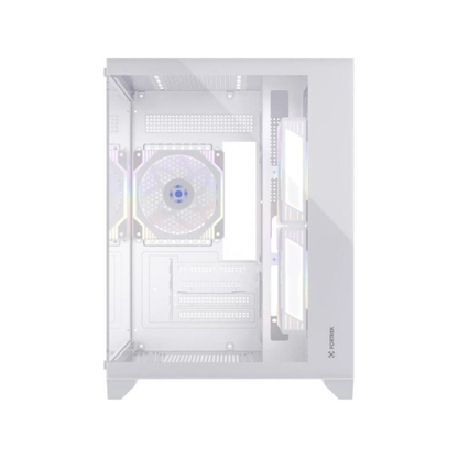 Gabinete Gamer Fortrek Clarity C/ Lateral em Vidro Temperado Branco - 83457
