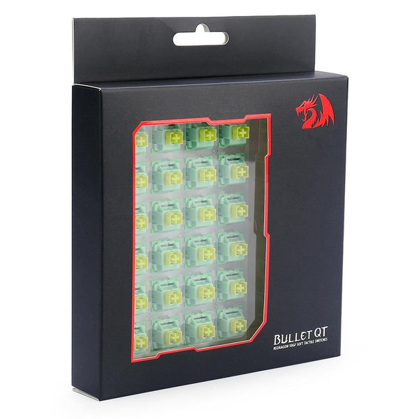 Kit Com 24 Switches Para Teclado Mecanico Redragon Bullet QT - A113QT