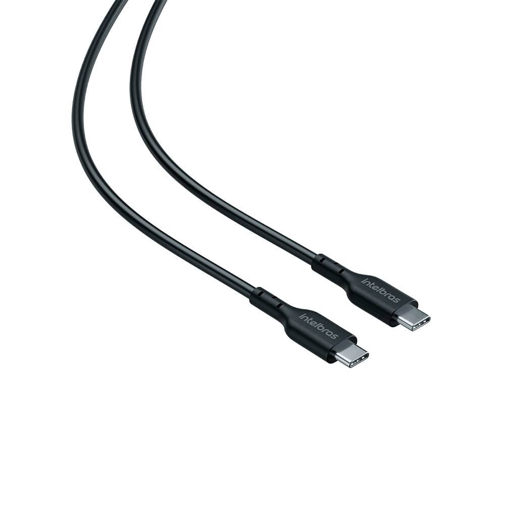 Cabo Usb Tipo C Macho / Macho 2mts 240W Turbo Intelbras Preto - 4830267