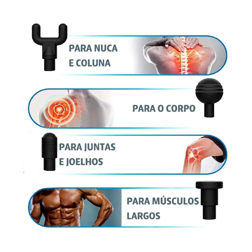 Massageador Muscular para Uso Doméstico Knup - KP-EM12