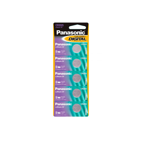 Bateria 3v Tipo Botão Cr2025 Panasonic - 10085