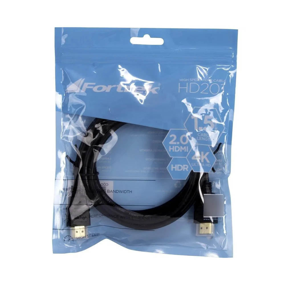 Cabo Hdmi 1.5mts 4k Fortrek HD201 - 70590