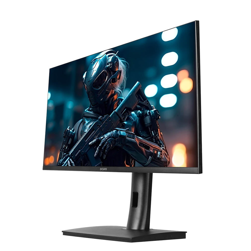 Monitor Gamer Led 24 Pols PCYes O-Creed Full HD 165Hz 1Ms Hdmi Displayport C/ Ajuste de Altura e Rotação - PMG238FD165AA