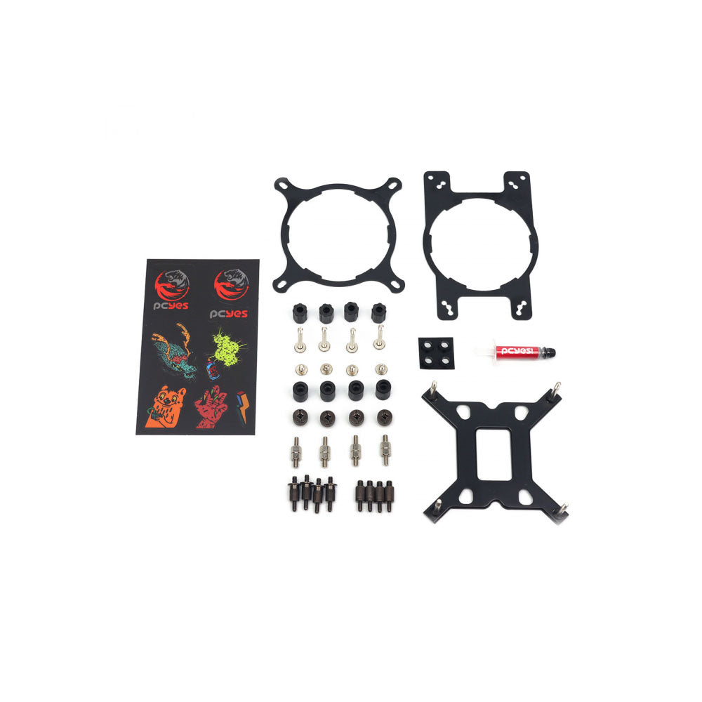 Water Cooler PCYes Sangue Frio 2 2 Fans 240mm (Intel/AMD) - PSF2240H40PTSL