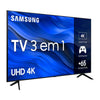 Smart TV Led Samsung 55" UHD 4K Wi-fi Bluetooth USB HDMI Gaming Hub 3 em 1 Tizen - 55CU7700
