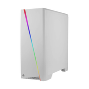Gabinete Gamer Aerocool Mid Tower Rgb Cylon Com lateral acrílico Branco - Pn 67630