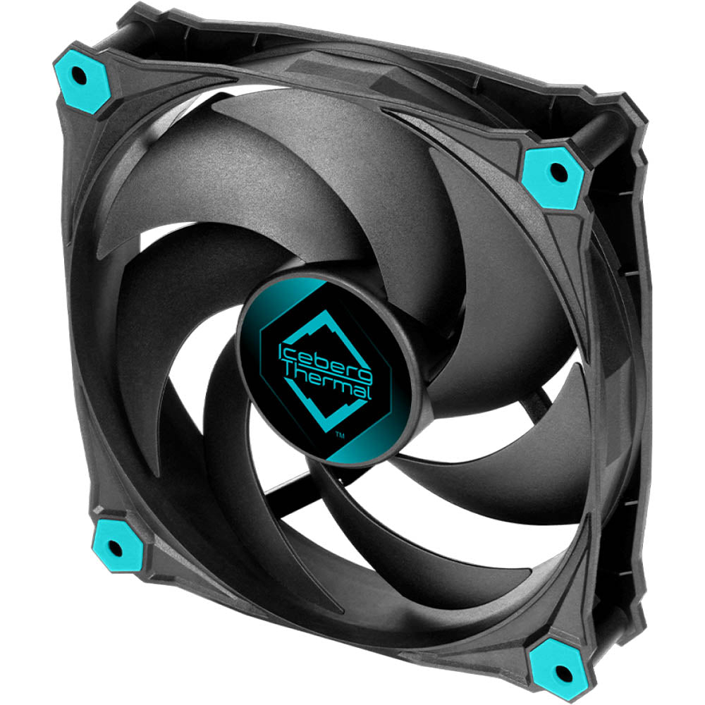 Kit c/ 3 Cooler Fan para Gabinete Iceberg Thermal IceGale Silent 120mm - ICEGALE12S-BBT-3A